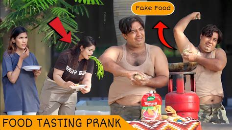 Fake Food Tasting Prank 😜 With A Twist @OverDose_TV_Official - YouTube