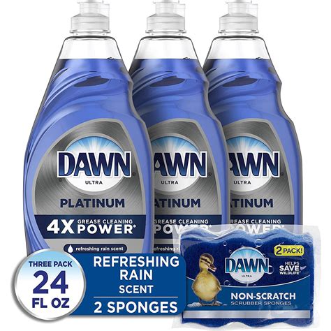 Dawn Ultra Platinum Dishwashing Liquid with Sponges Deals