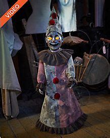 2.5 Ft Roaming Antique Clown Animatronics - Decorations | Halloween ...