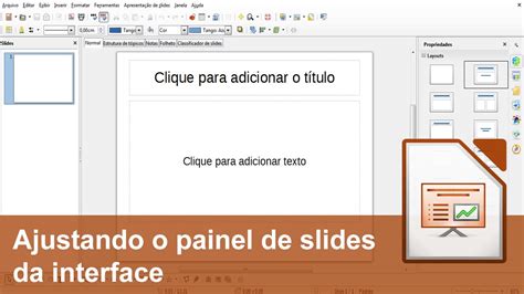 LibreOffice Impress - Ajustando o painel de slides da interface - YouTube