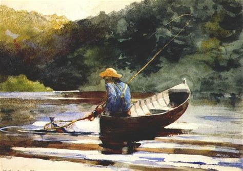 Boy Fishing, 1892 - Winslow Homer - WikiArt.org