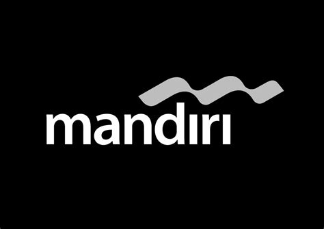 Bank Mandiri Logo Black and White – Brands Logos