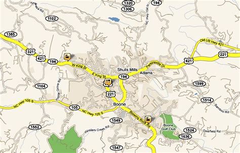 Elk Creek, North Carolina Maps, Roadways, Elevation Maps