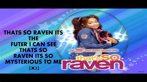 Holly Ws Thats so raven Lyrics and karoke - YouTube