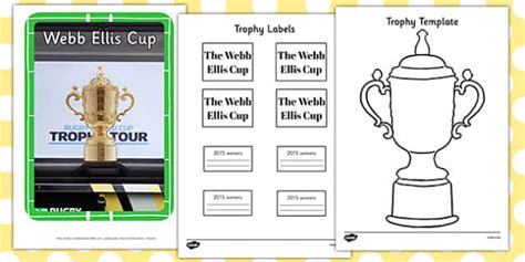 Rugby World Cup Trophy Resource Pack (teacher made) - Twinkl