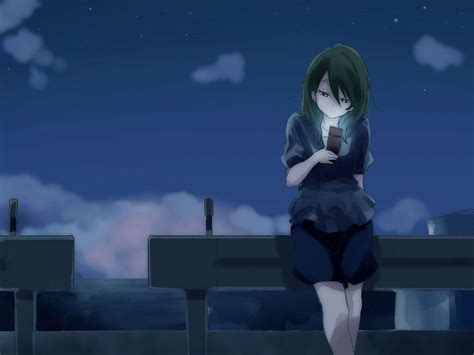 Lonely Girl Anime Hd Wallpapers - Wallpaper Cave