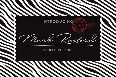 Mark Rasford Signature Font Script