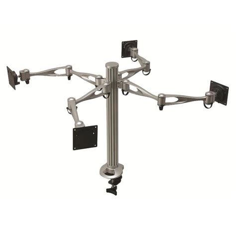 Quad Monitor Stand w/ Full Swing Arms DM-41A3