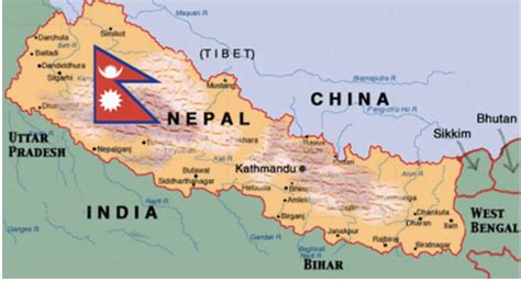 India And Nepal Map