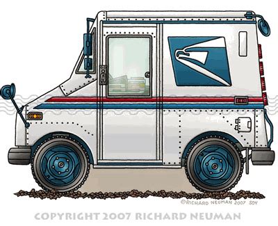 mail truck clip art - Clip Art Library