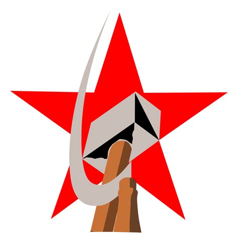 Hammer and sickle clipart - Clipground