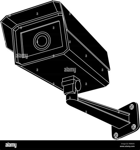 Security camera drawing hi-res stock photography and images - Alamy