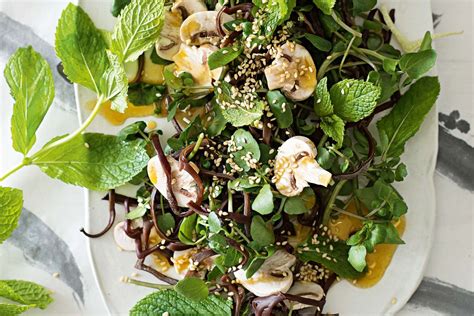 Mushroom, black fungus and fennel salad - Recipes - delicious.com.au