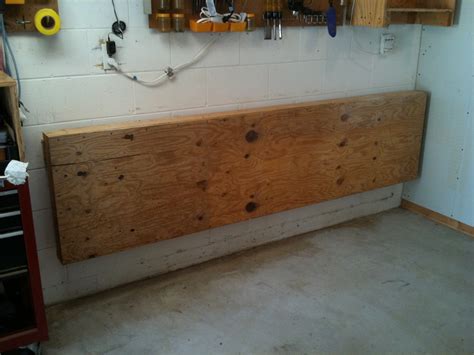 Diy Wall Mounted Folding Workbench