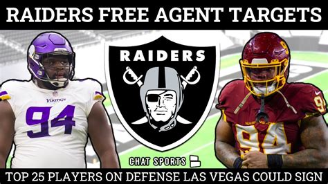 Raiders Free Agent Targets: Ranking The Top Defenders Las Vegas Should ...