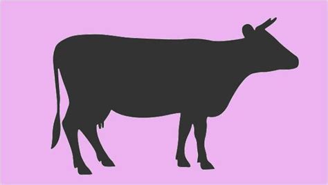 FREE 8+ Cow Silhouettes in Vector EPS | AI
