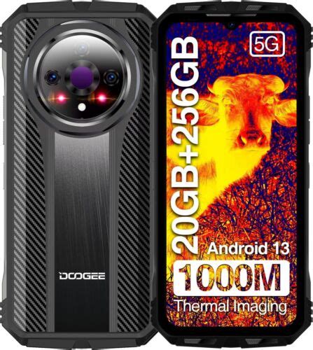 DOOGEE V31GT 5G Rugged Smartphone Unlocked 20GB+256GB Thermal Imaging 10800mAh | eBay