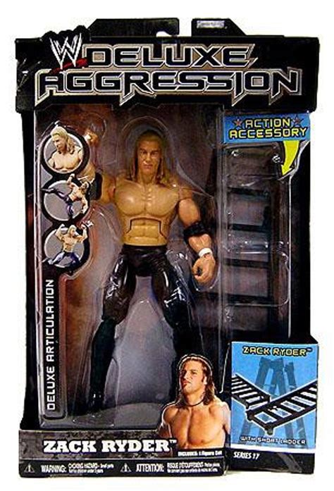 WWE Wrestling Deluxe Aggression Series 17 Zack Ryder Action Figure Jakks Pacific - ToyWiz