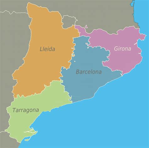 ¿Cuáles son las provincias de Cataluña?