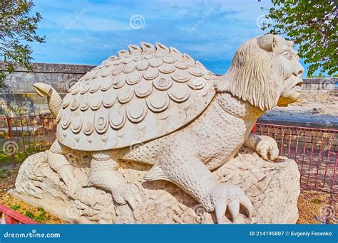 Tarasque Dragon-like Creature Statue, Tarascon, France Editorial Photo | CartoonDealer.com ...