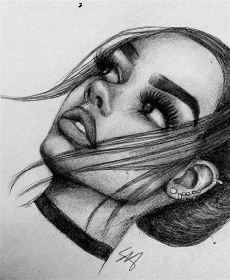 pinterest//alisonennik☽ ☼☾ Tumblr Drawings Easy, Easy Drawings Sketches, Girl Drawing Sketches ...