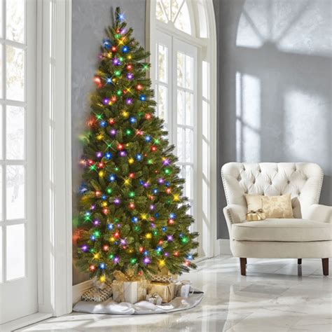 Half-Christmas Trees Exist For People Who Hate Decorating The Back