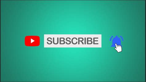 FREE Youtube Animated Subscribe Button (with bell icon + sound click subscribe button) - YouTube