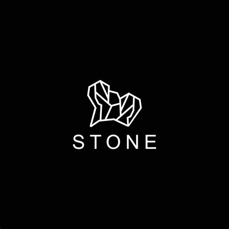 Stone logo, Flat vector illustration logo icon design template 13826791 ...