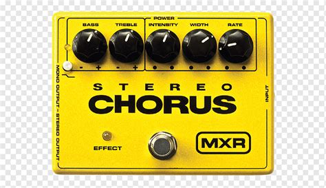 Chorus effect Effects Processors & Pedals MXR Flanging Phaser, electric guitar, sound, audio ...