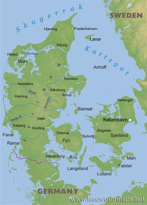 Jutland Peninsula On World Map