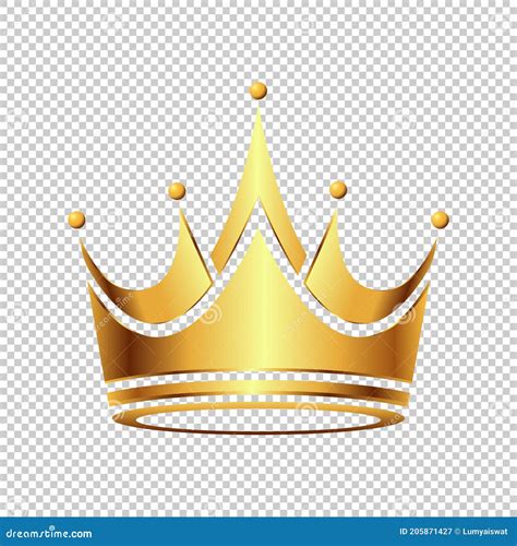 Luxury Golden Crown logo stock vector. Illustration of luxury - 205871427