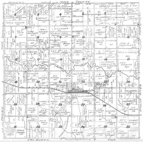 1912 Plat Maps Keokuk County of Iowa