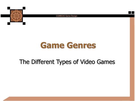 PPT - Game Genres PowerPoint Presentation, free download - ID:6313413