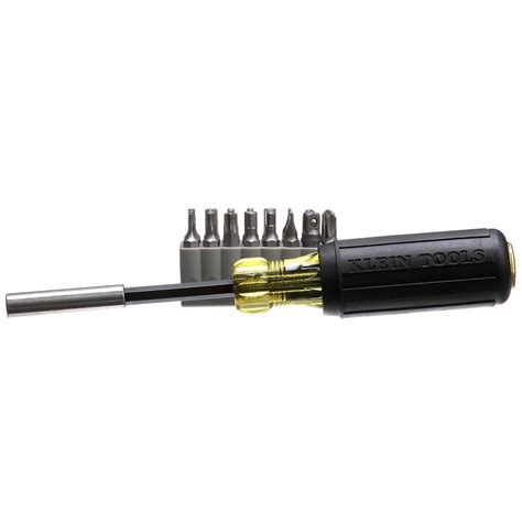 Klein Tools Magnetic Screwdriver with 32 Piece Tamperproof Bit Set