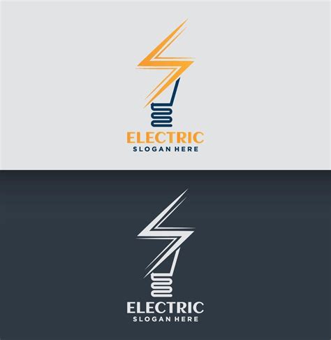 Electric company logo design 3134297 Vector Art at Vecteezy