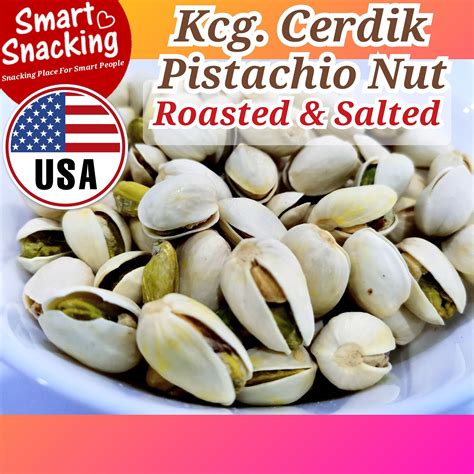 500g - Roasted & Salted - Kacang Pistachio - Kacang Cerdik - Pistachio ...