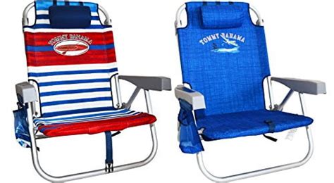 2 Tommy Bahama 2016 Backpack Cooler Beach Chair With Storage Pouch And ...