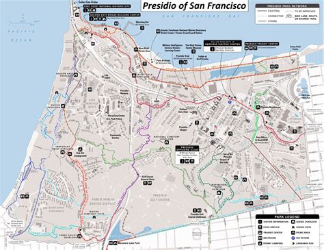 Presidio of San Francisco Map - Ontheworldmap.com