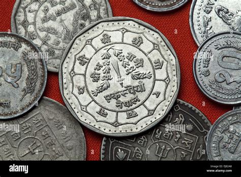 Nepalese rupee coins hi-res stock photography and images - Alamy