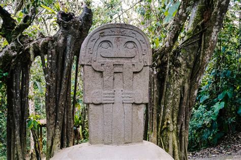 San Agustin archaeological park Colombia - Discover the statues!