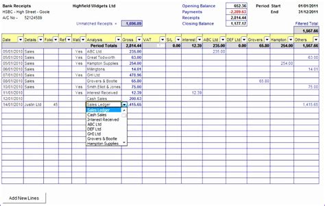 6 Excel Bank Reconciliation Template - Excel Templates