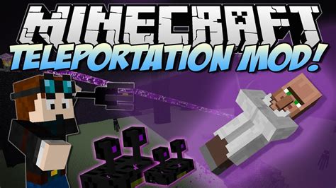 Minecraft | TELEPORTATION! (Teleport Mobs, Yourself & Everything Else!) | Mod Showcase - YouTube