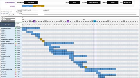 Outlook Calendar Gantt Chart