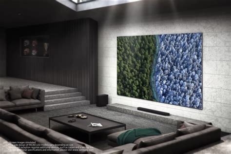 Samsung Electronics to launch series microLED TVs in 2023