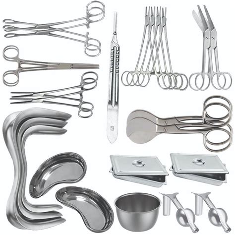 Delivery Set Gynecology Physiology Dissecting Basic Surgery Set ...