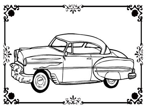 Antique Car Coloring Pages