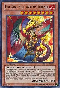 Fire King High Avatar Garunix - Structure Deck: Onslaught of the Fire Kings - YuGiOh