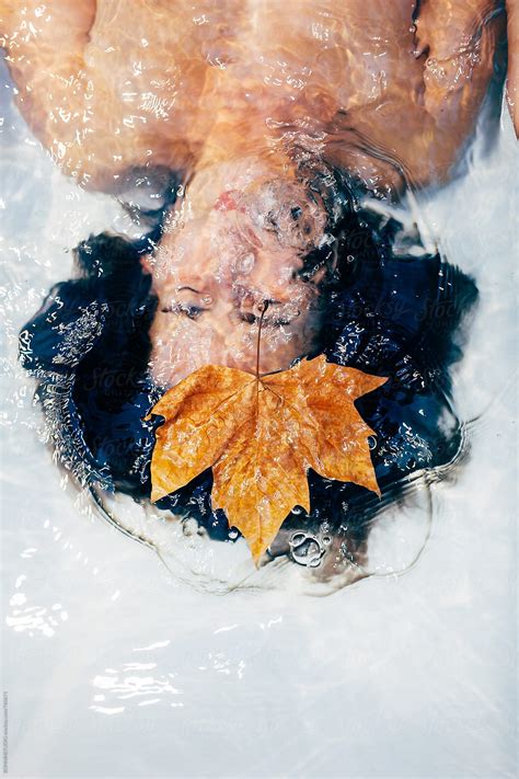 "Woman Holding Breath Underwater In The Bathtub." by Stocksy ...