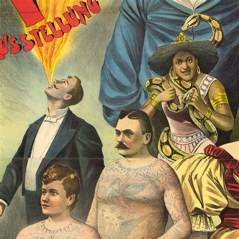 Austellung Sideshow Vintage Sideshow Poster Fine Art Giclee - Etsy