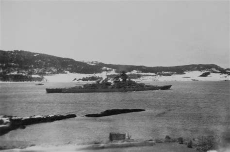 Starboard view of the battleship Tirpitz in Norway 9 | World War Photos